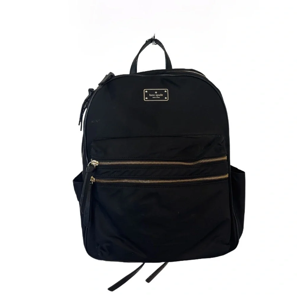 Kate Spade Bradley Wilson‎ Road Large Nylon Backpack In Black
